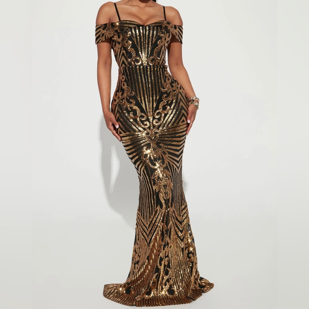 Sequin Maxi Dress